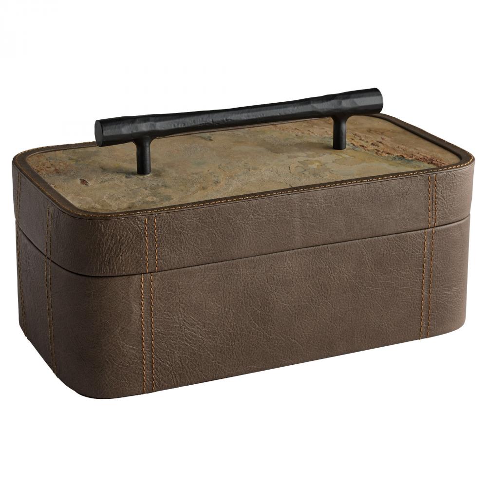 Tesoro Box | Smoke Grey | Slate Veneer | Matte Black