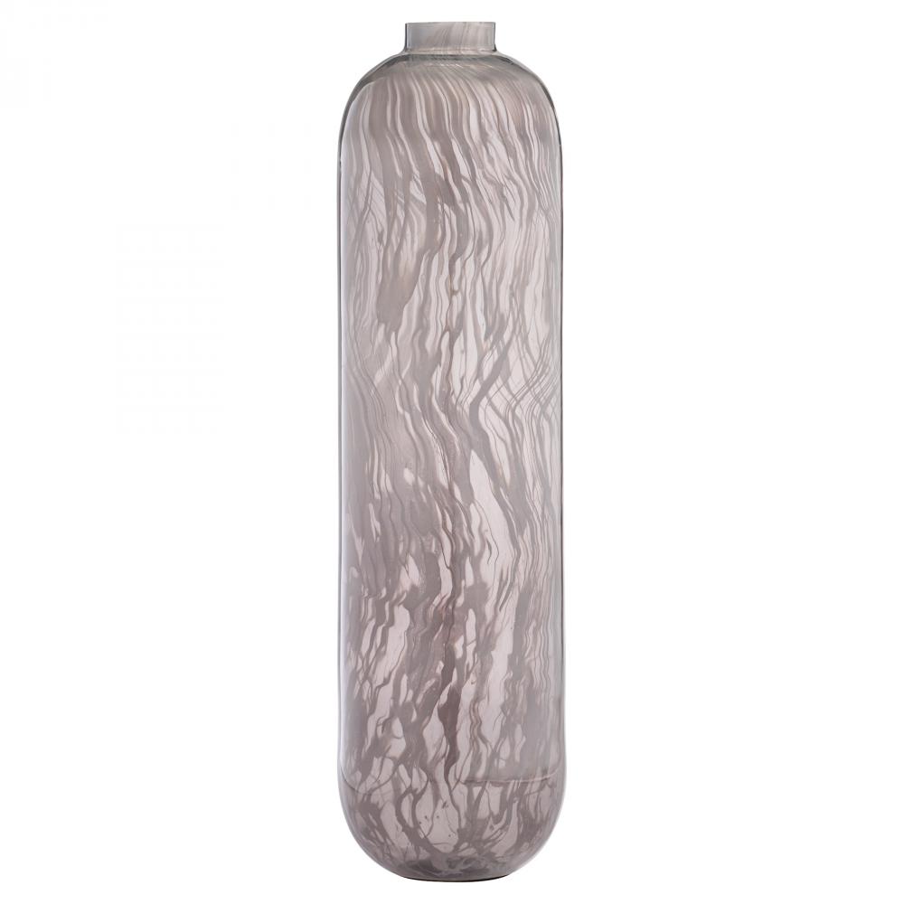 Billow Vase | Grey Swirl - Large