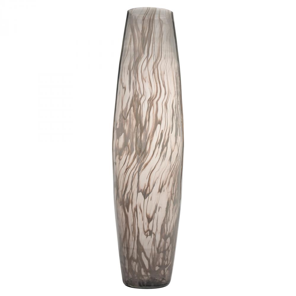 Billow Vase | Grey Swirl