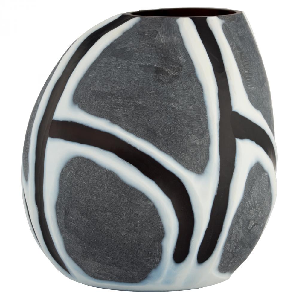 Calle Vase | Black | White | Grey