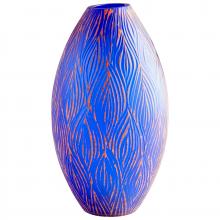 Cyan Designs 10032 - Fused Groove Vase | Blue-SM