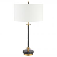 Cyan Designs 12239 - Santiago Table  Lamp | Black | Brass | White