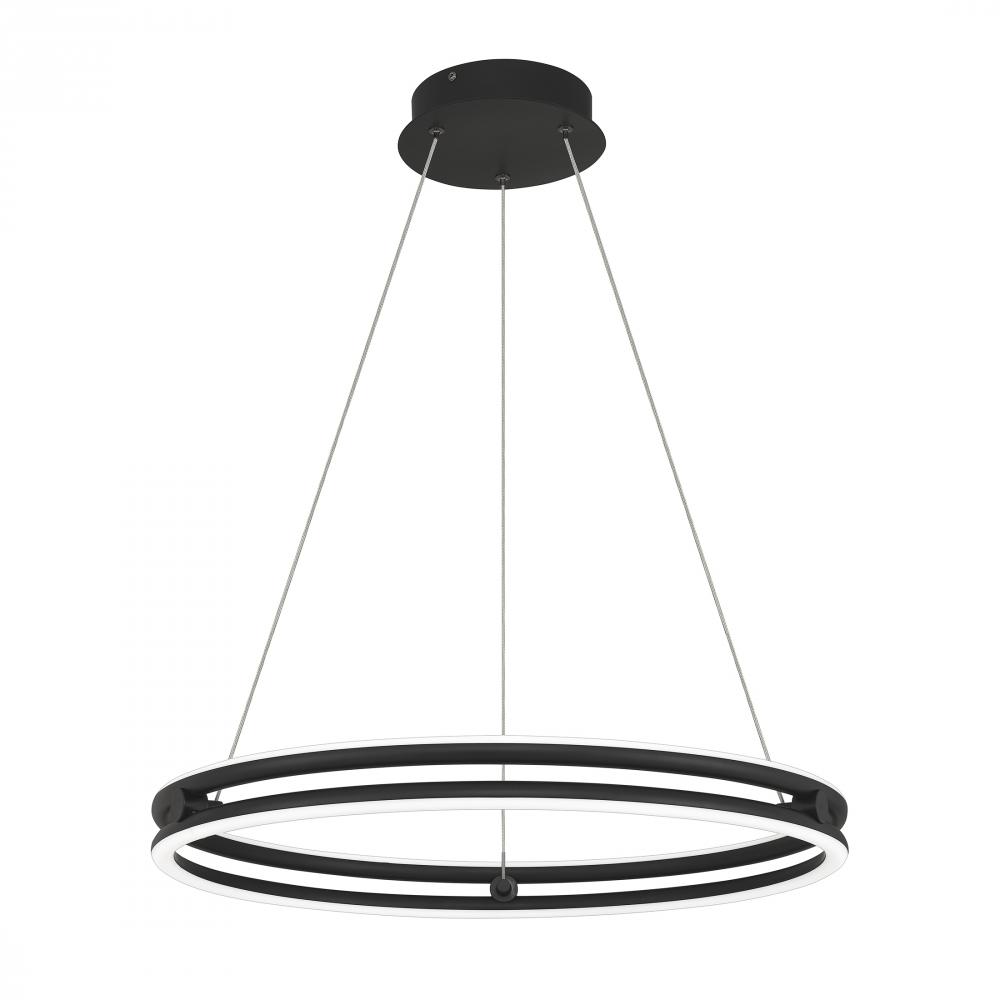 Graves Integrated LED Matte Black Pendant Light