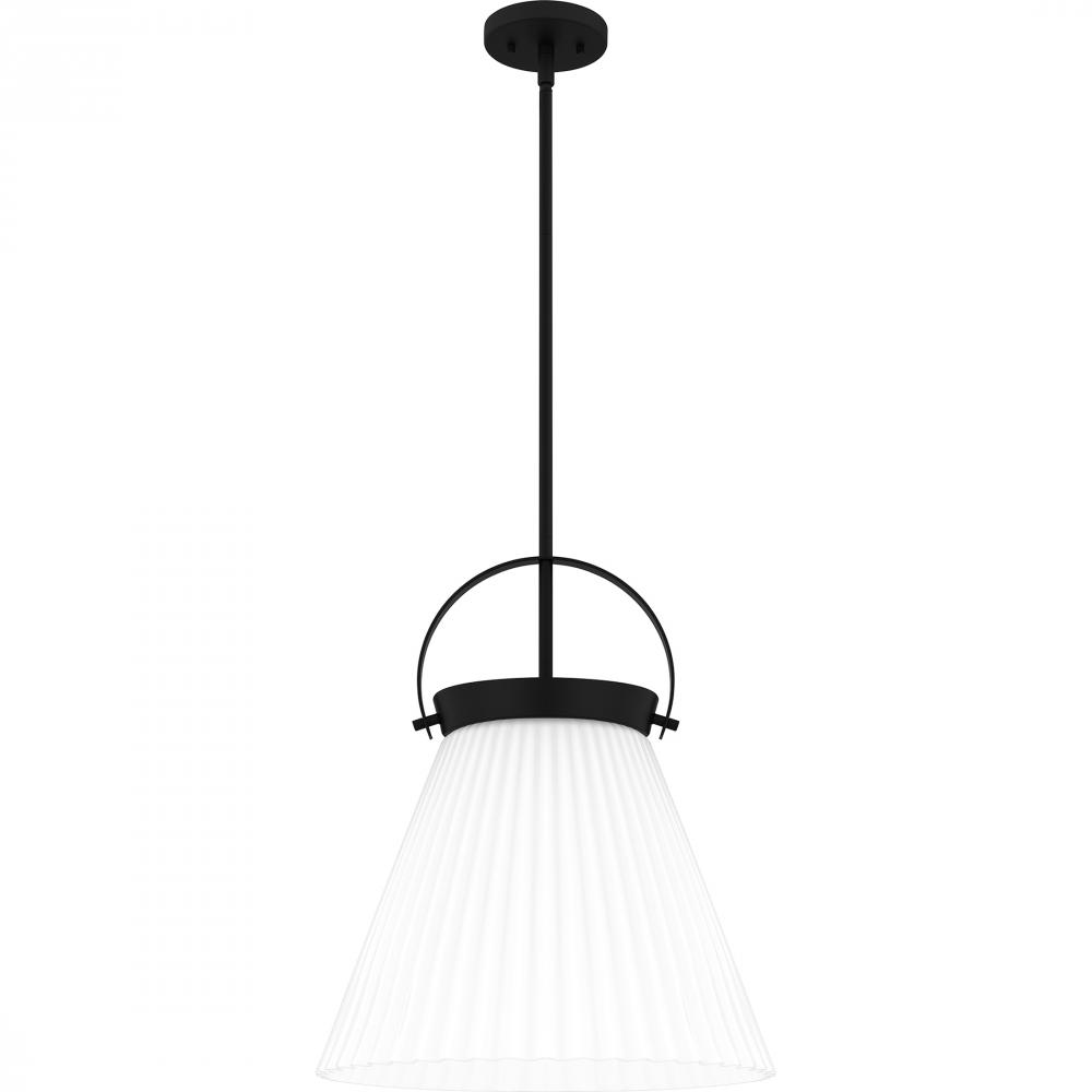 Thibault 1-Light Matte Black Pendant Light
