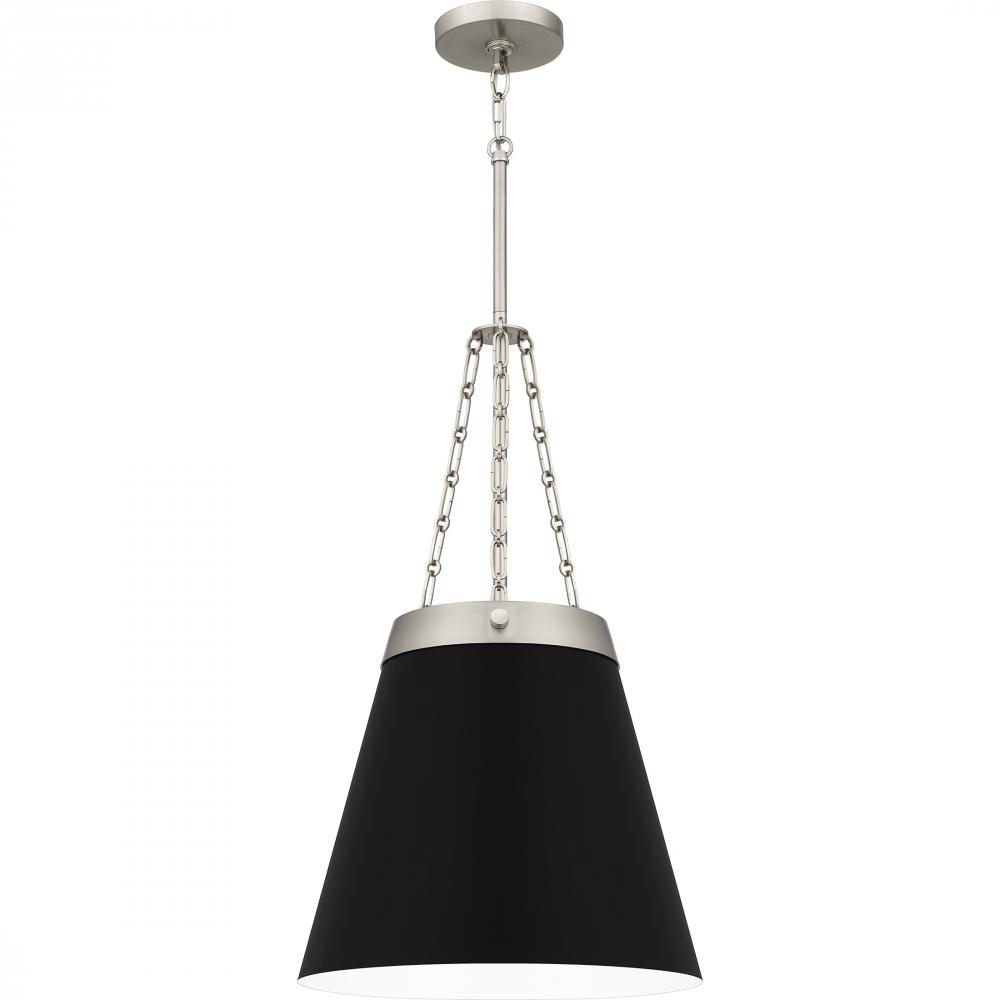 Alwyn 1-Light Brushed Nickel Pendant Light