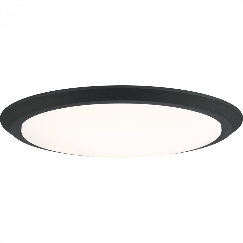 Verge Integrated LED Earth Black Flush Mount Light