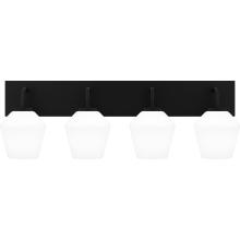 Quoizel NIE8629MBK - Nielson 4-Light Matte Black Bath Light