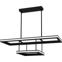 Quoizel PCAYD238MBK - Aydin Integrated LED Matte Black Linear Chandelier