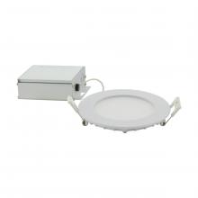 Satco Products Inc. S11826 - 10 Watt; LED Direct Wire Downlight; Edge-lit; 4 inch; CCT Selectable; 120 volt; Dimmable; Round;
