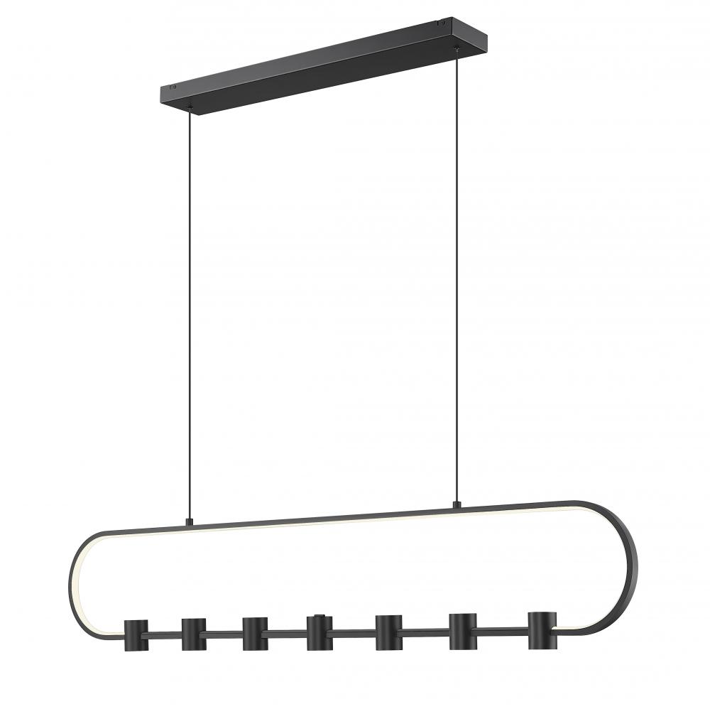 7 Light Linear Chandelier