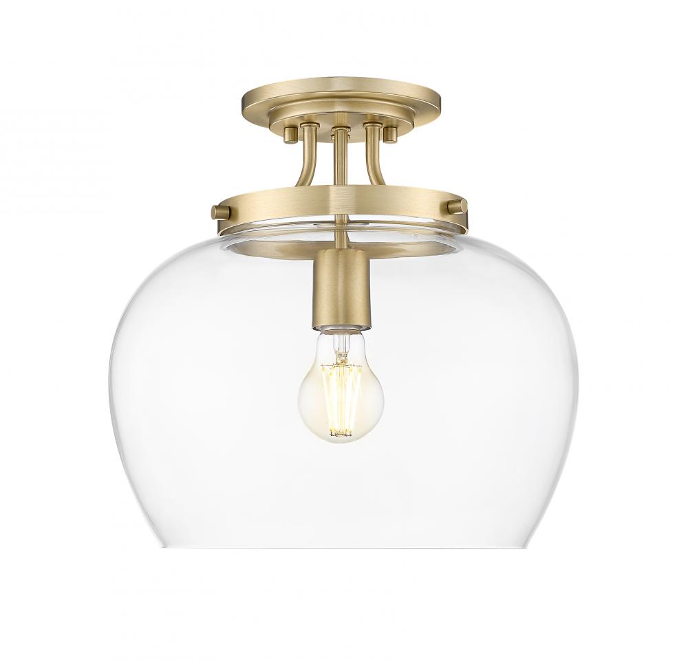 1 Light Semi Flush Mount