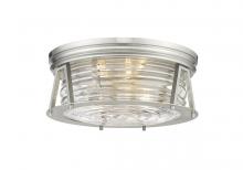 Z-Lite 491F3-BN - 3 Light Flush Mount