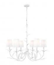 Z-Lite 830-31TXWH - 6 Light Chandelier