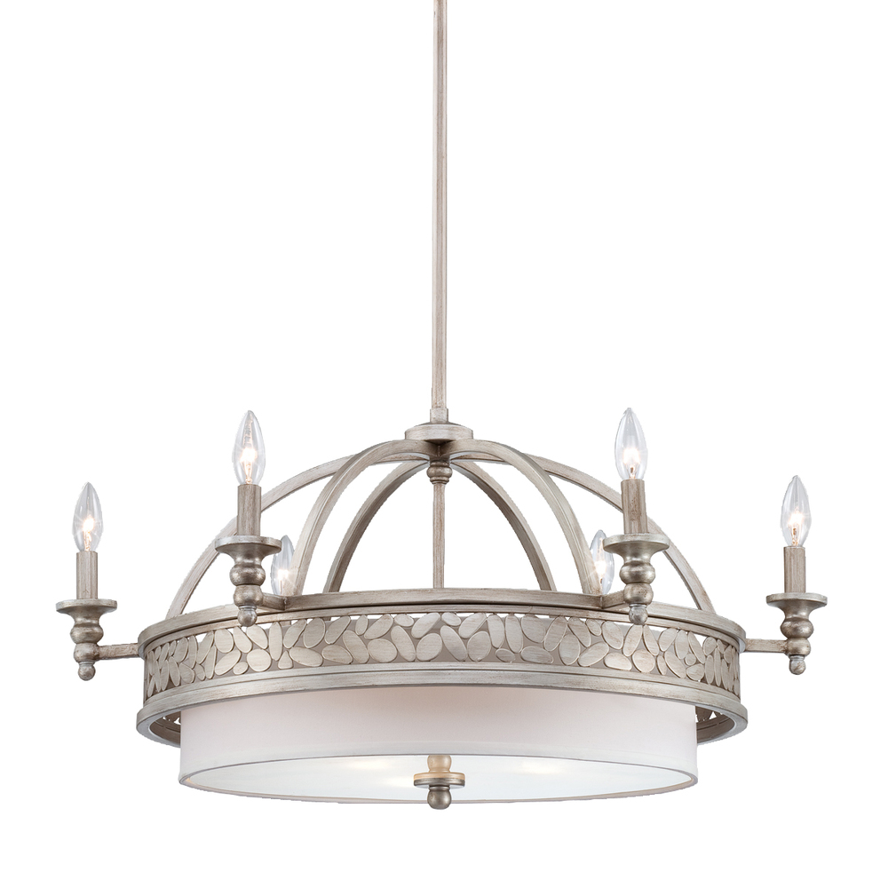 Amano, 9Lt Chandelier, Silver