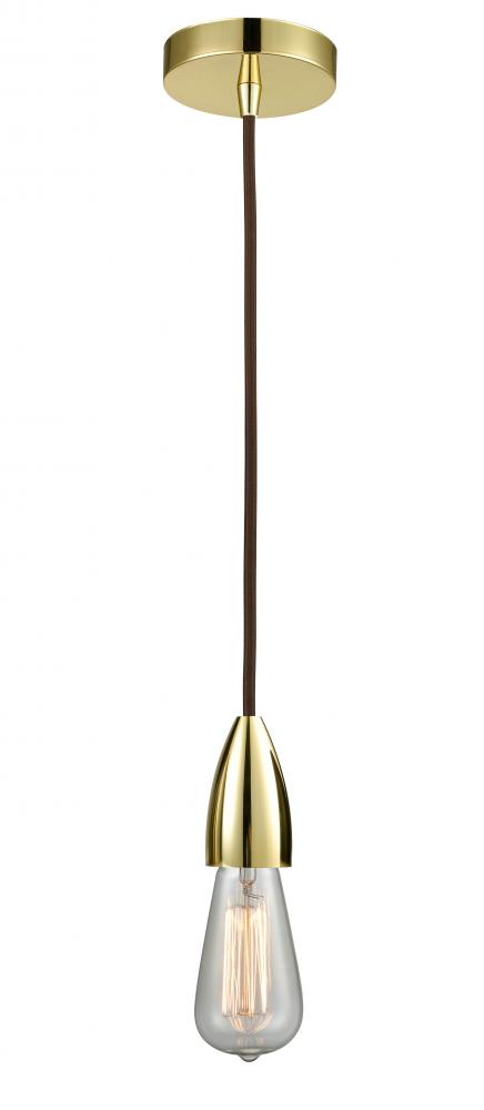 Fairchild - 1 Light - 2 inch - Gold - Cord hung - Mini Pendant