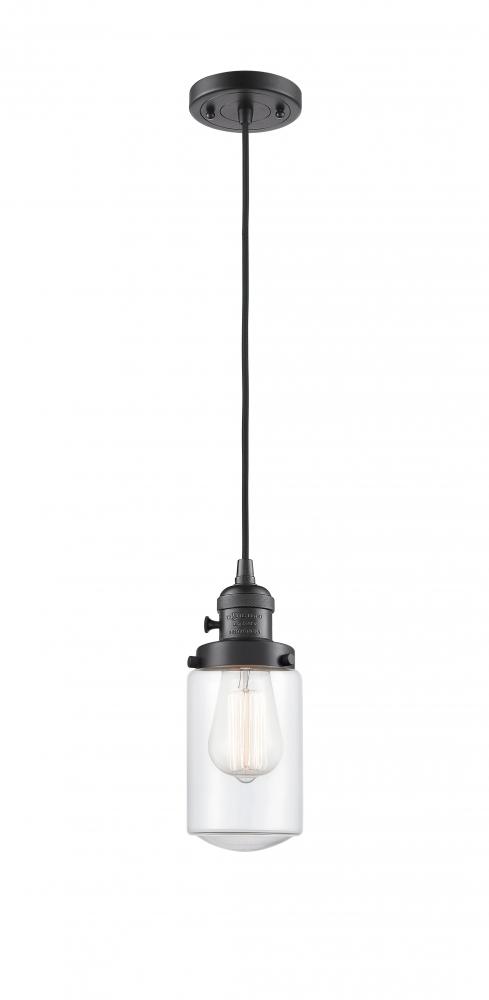 Dover - 1 Light - 5 inch - Oil Rubbed Bronze - Cord hung - Mini Pendant