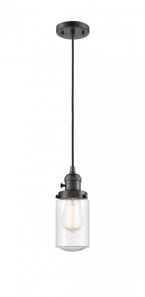 Dover - 1 Light - 5 inch - Oil Rubbed Bronze - Cord hung - Mini Pendant