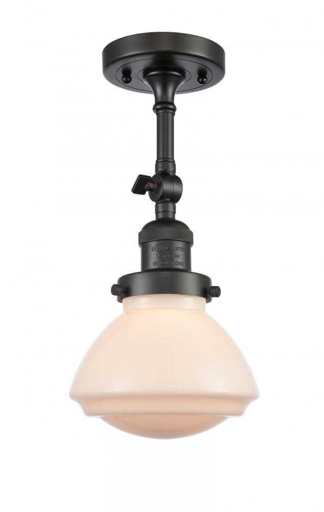 Olean - 1 Light - 7 inch - Oil Rubbed Bronze - Adjustable Semi-Flush Mount
