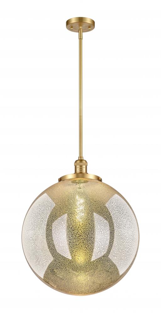 Beacon - 1 Light - 18 inch - Satin Gold - Stem Hung - Pendant