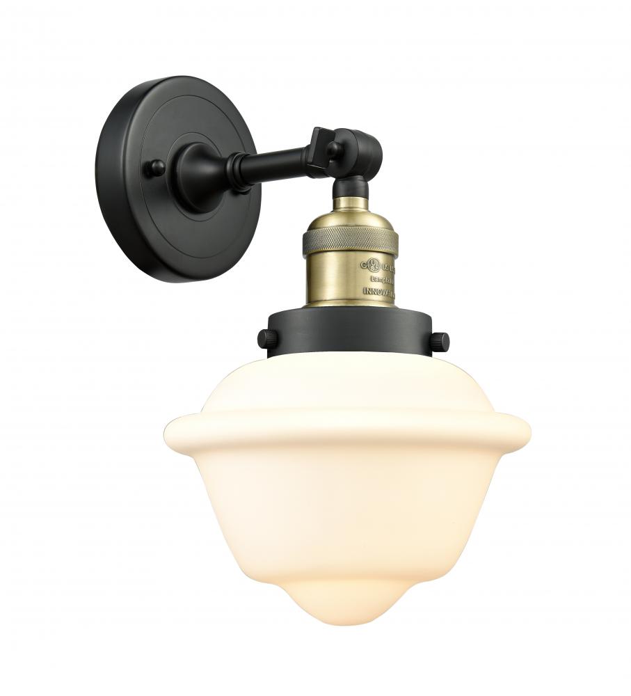 Oxford - 1 Light - 8 inch - Black Antique Brass - Adjustable Sconce