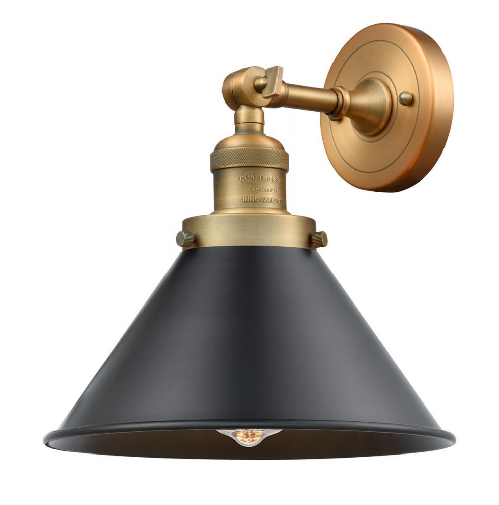 Briarcliff - 1 Light - 10 inch - Brushed Brass - Adjustable Sconce