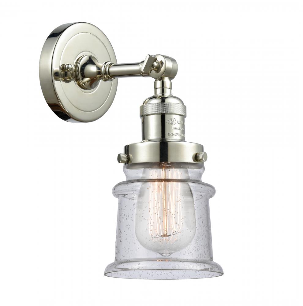 Canton - 1 Light - 5 inch - Polished Nickel - Adjustable Sconce