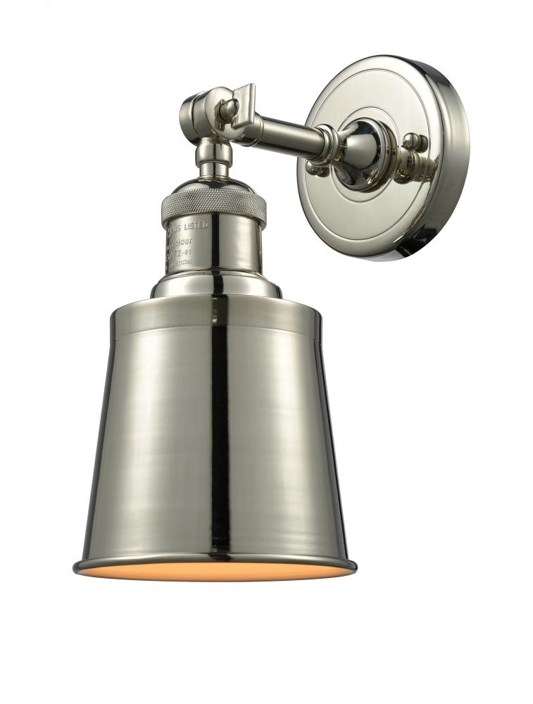 Addison - 1 Light - 5 inch - Polished Nickel - Adjustable Sconce