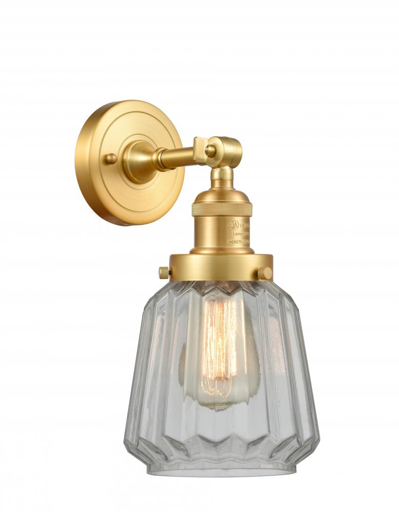 Chatham - 1 Light - 7 inch - Satin Gold - Adjustable Sconce