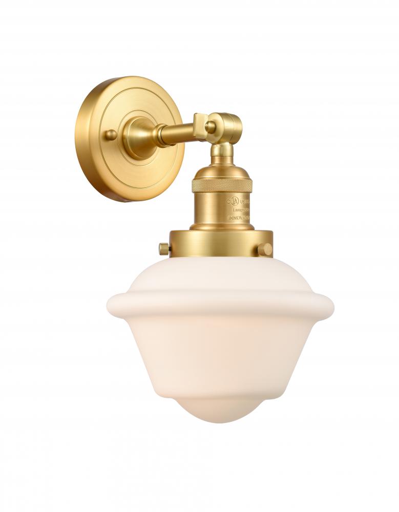 Oxford - 1 Light - 8 inch - Satin Gold - Adjustable Sconce
