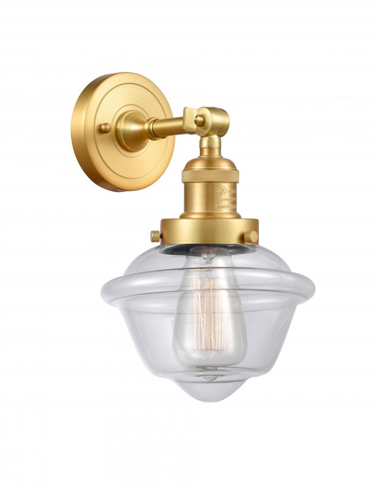 Oxford - 1 Light - 8 inch - Satin Gold - Adjustable Sconce