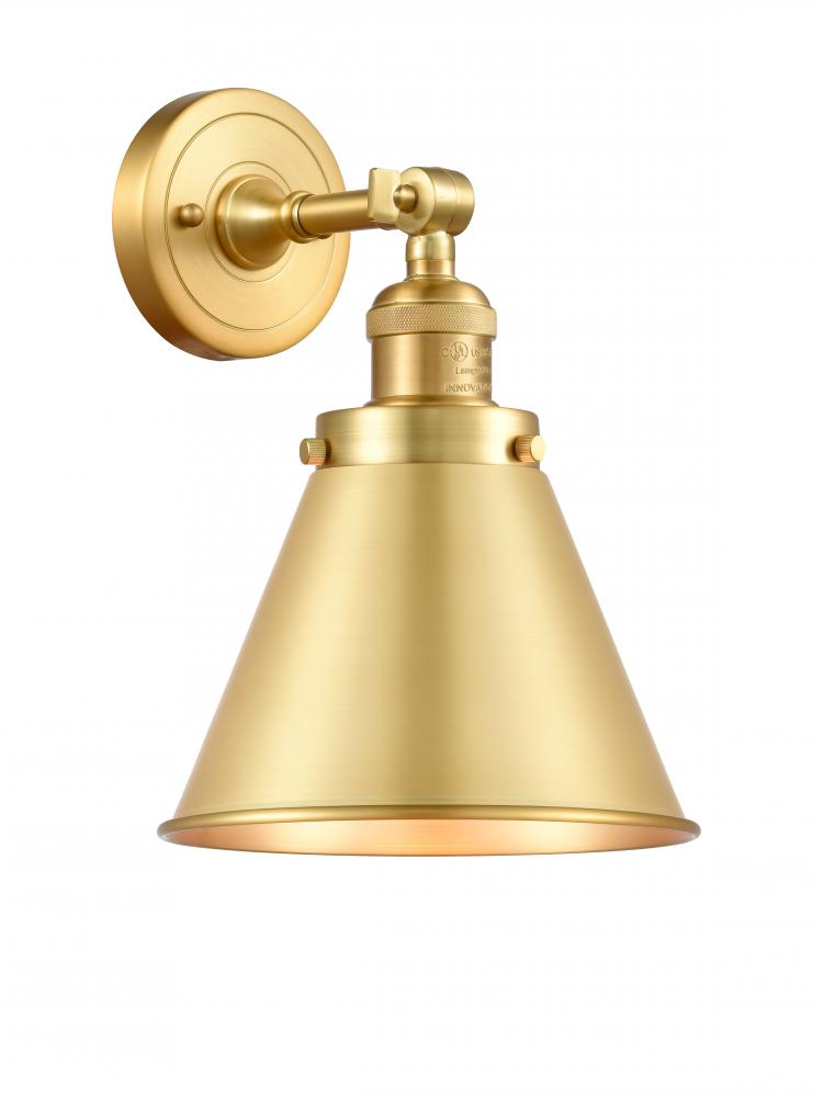 Appalachian - 1 Light - 8 inch - Satin Gold - Adjustable Sconce