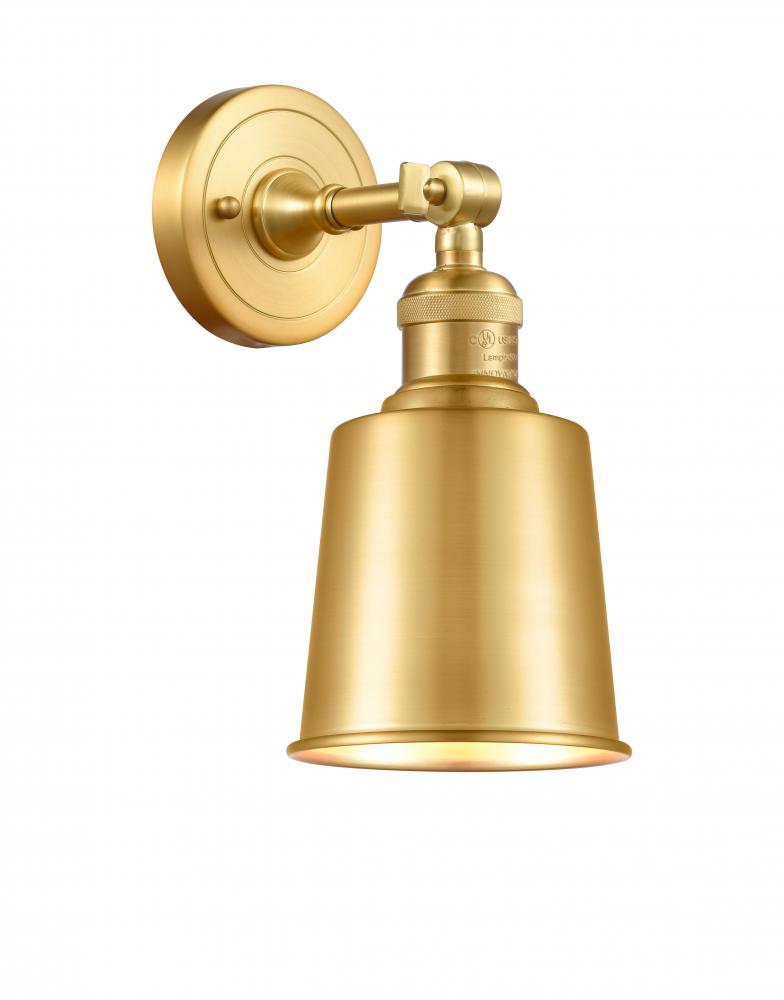 Addison - 1 Light - 5 inch - Satin Gold - Adjustable Sconce
