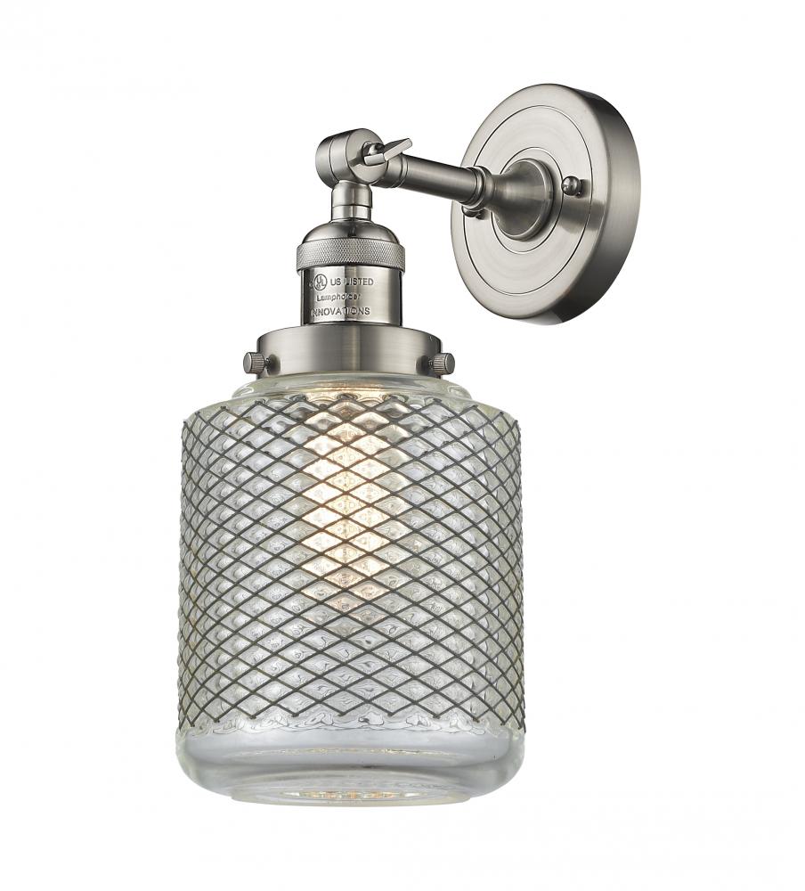 Stanton - 1 Light - 6 inch - Brushed Satin Nickel - Adjustable Sconce