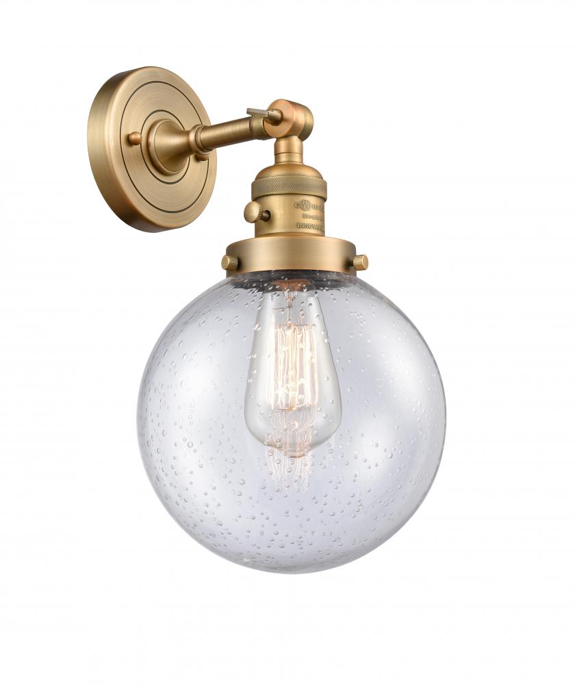 Beacon - 1 Light - 8 inch - Brushed Brass - Adjustable Sconce
