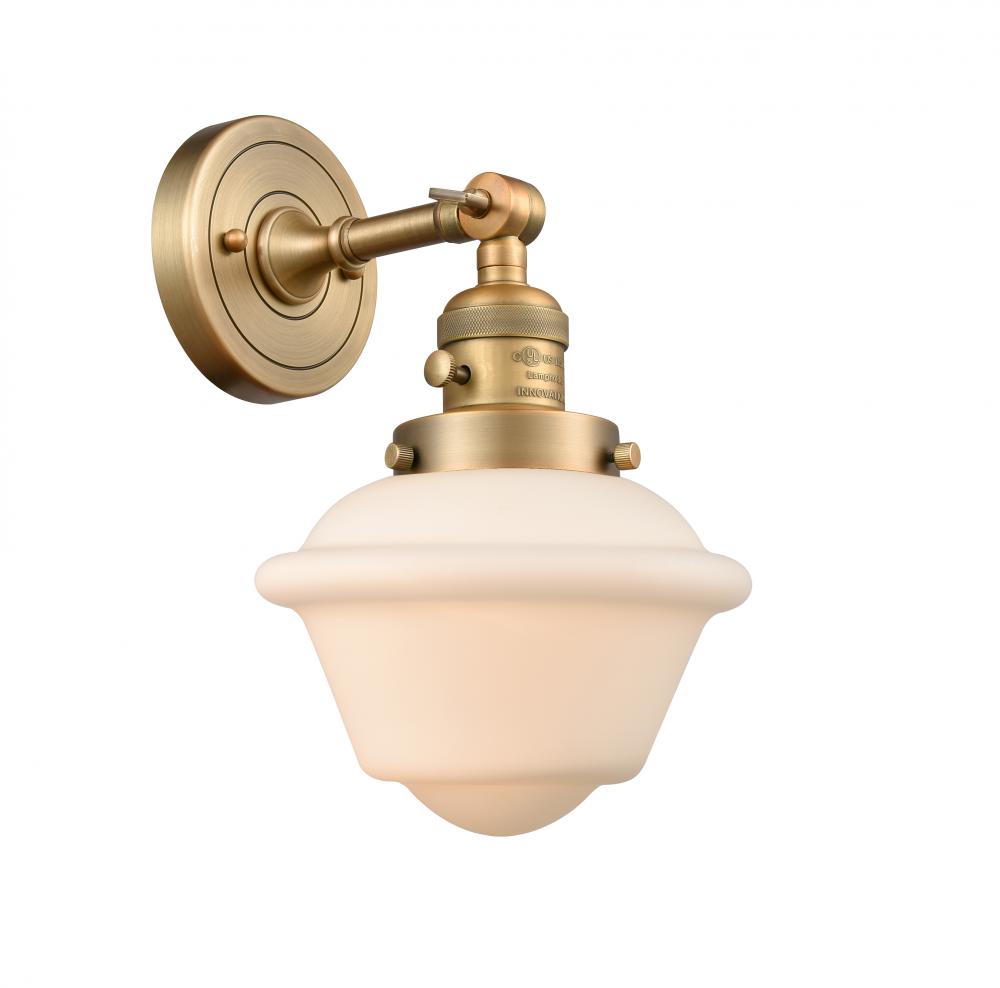 Oxford - 1 Light - 8 inch - Brushed Brass - Adjustable Sconce