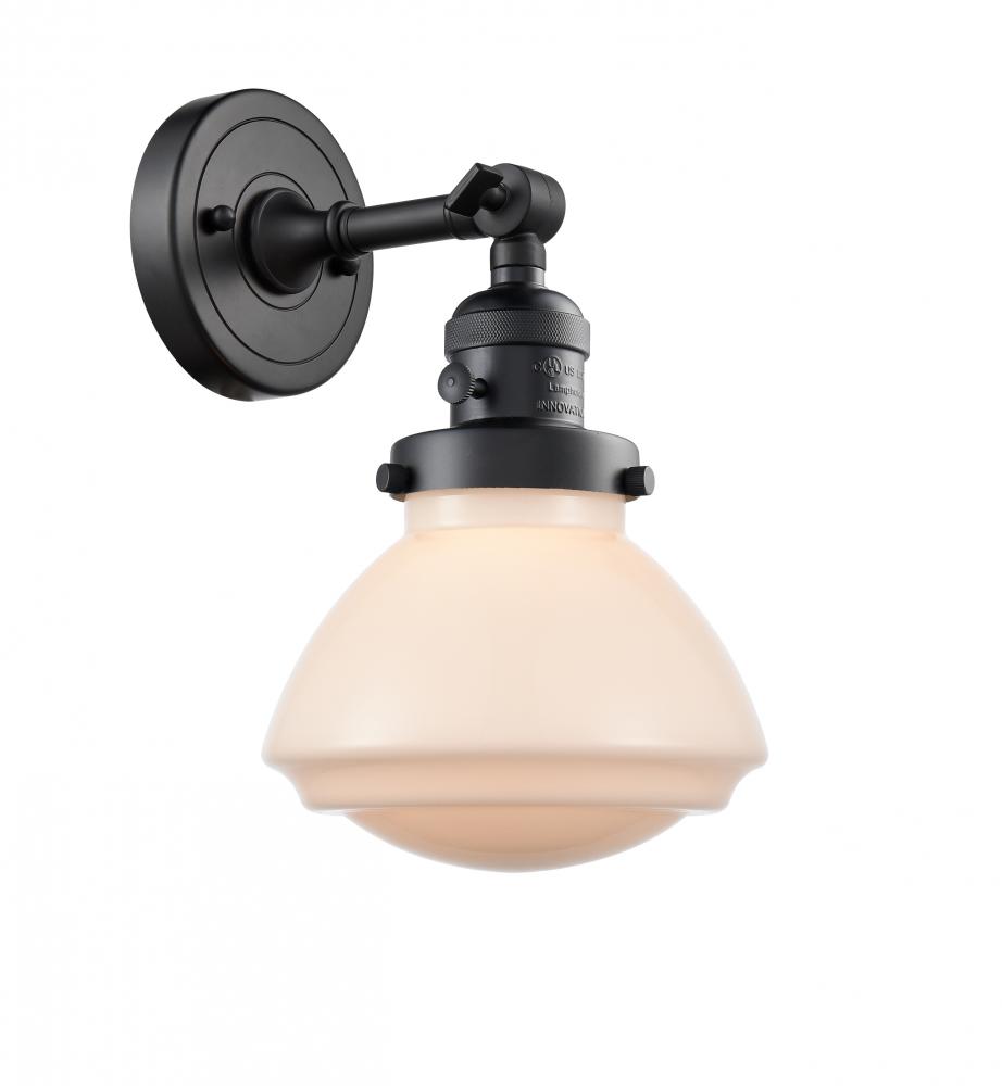 Olean - 1 Light - 7 inch - Matte Black - Adjustable Sconce