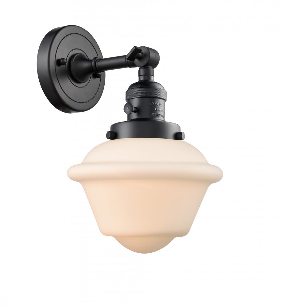 Oxford - 1 Light - 8 inch - Matte Black - Adjustable Sconce