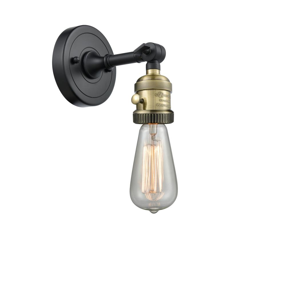 Bare Bulb Sconce With Switch