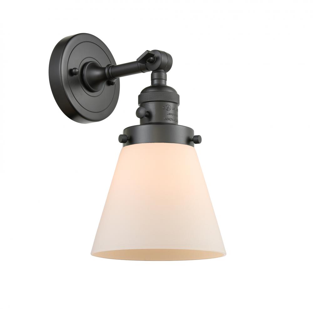 Cone - 1 Light - 6 inch - Oil Rubbed Bronze - Adjustable Sconce