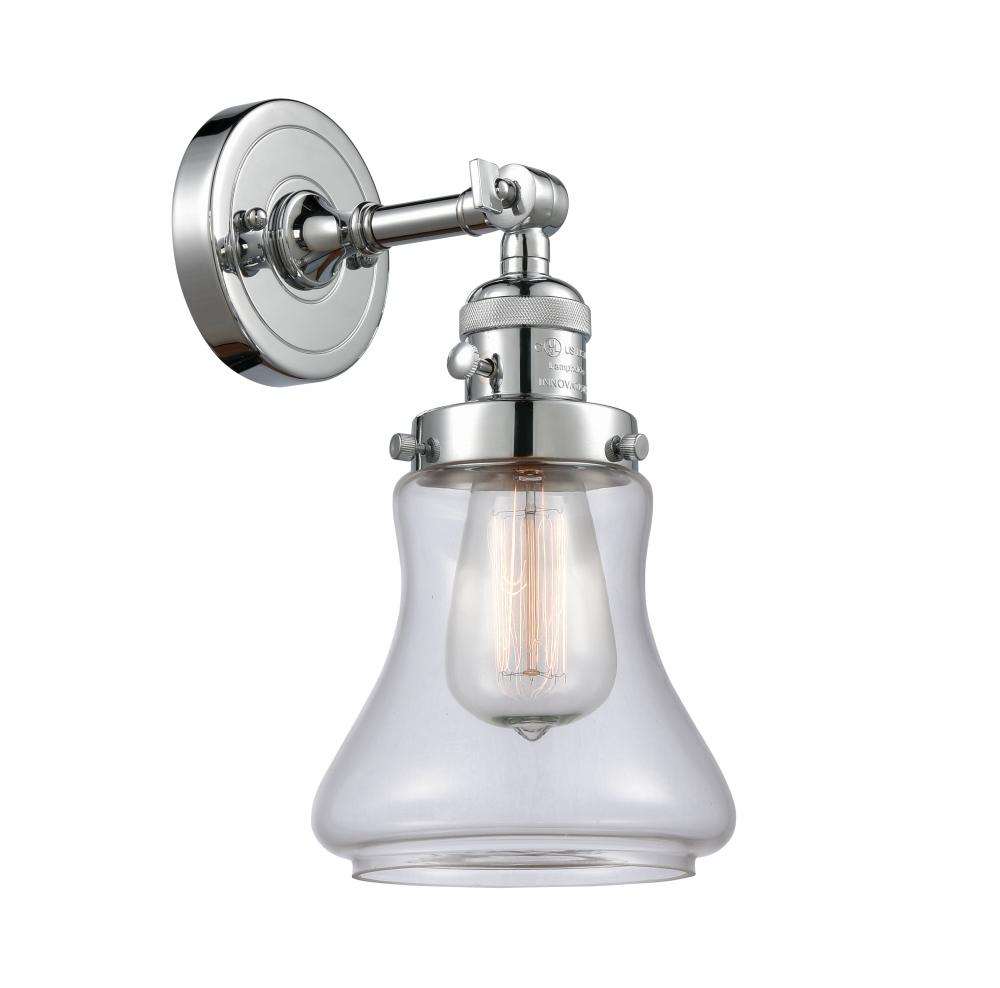 Bellmont - 1 Light - 7 inch - Polished Chrome - Adjustable Sconce