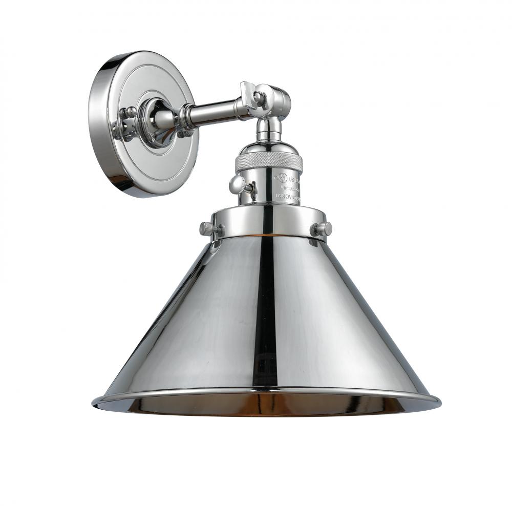 Briarcliff - 1 Light - 10 inch - Polished Chrome - Adjustable Sconce