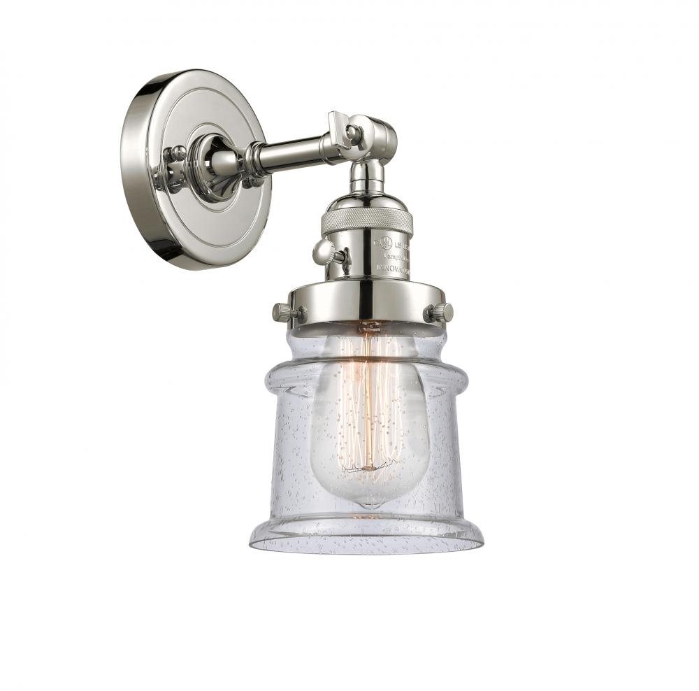 Canton - 1 Light - 5 inch - Polished Nickel - Adjustable Sconce
