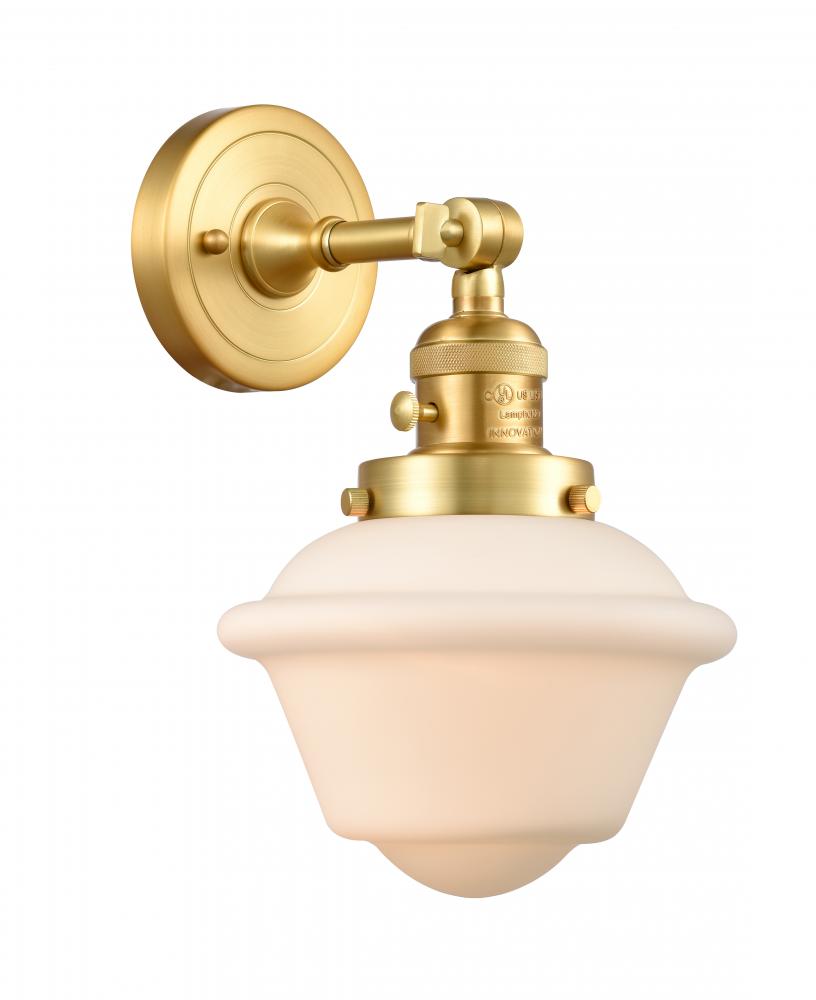 Oxford - 1 Light - 8 inch - Satin Gold - Adjustable Sconce