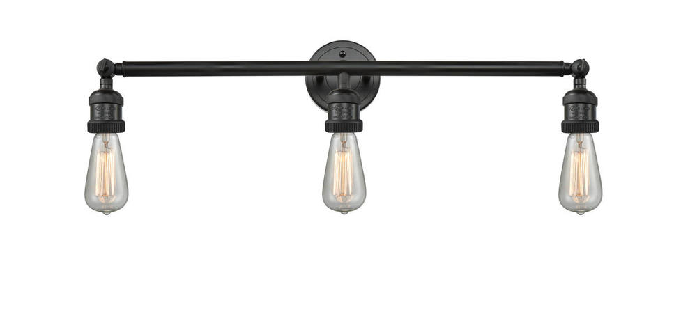 Bare Bulb 3 Light Bath Vanity Light