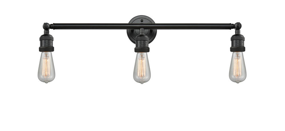 Bare Bulb 3 Light Bath Vanity Light