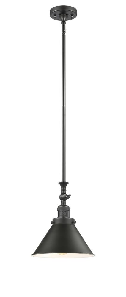 Briarcliff - 1 Light - 10 inch - Oil Rubbed Bronze - Stem Hung - Adjustable Mini Pendant