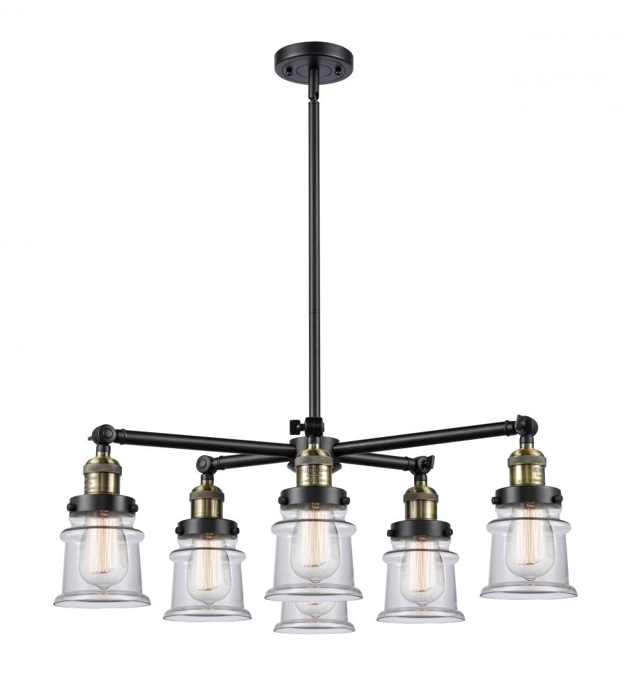 Small Canton 6 Light Chandelier