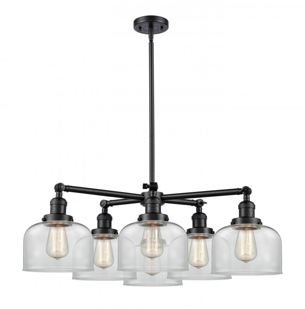 Large Bell 6 Light Chandelier