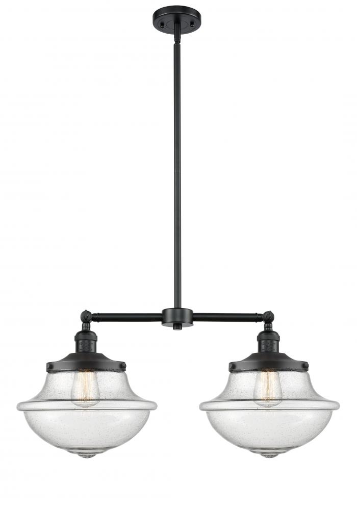 Oxford - 2 Light - 25 inch - Oil Rubbed Bronze - Stem Hung - Adjustable Island Light