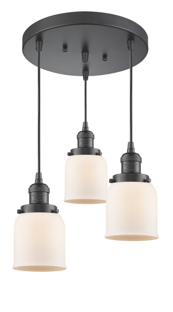 Small Bell 3 Light Multi-Pendant